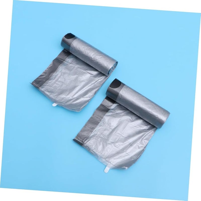 أكياس قمامة بسحاب سميك 75 قطعة 5 لفات لون معدني إغلاق تلقائي للمطبخ المنزلي - Image 5